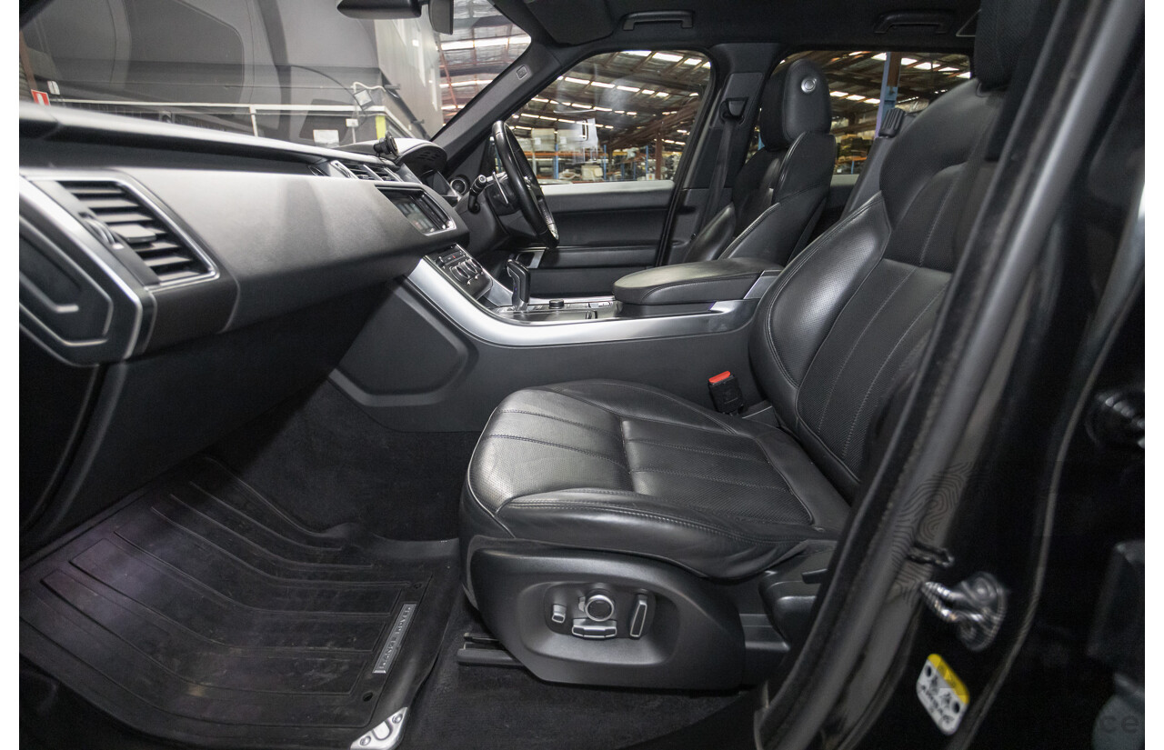 9/2015 Land Rover Range Rover Sport SDV8 HSE Dynamic LW MY16 4d Wagon Santorini Black V8 4.4L