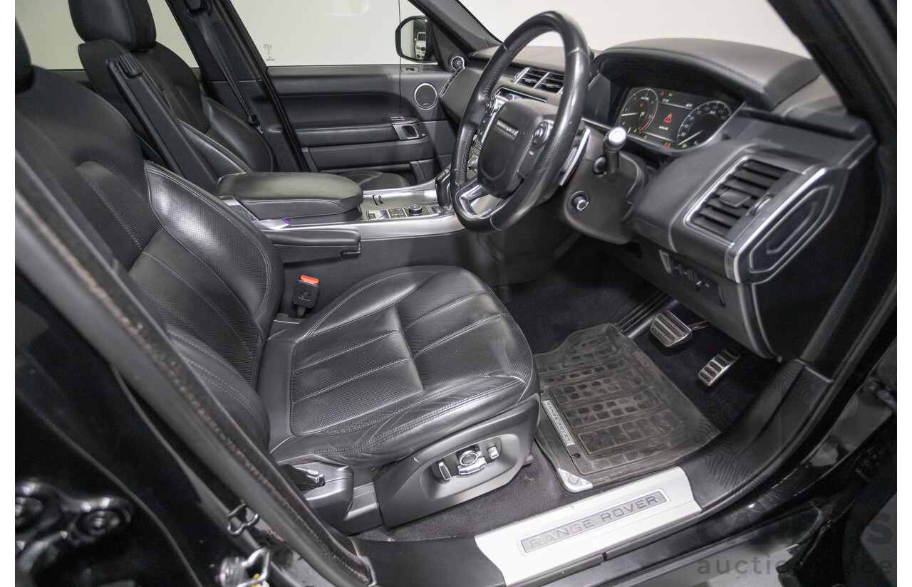 9/2015 Land Rover Range Rover Sport SDV8 HSE Dynamic LW MY16 4d Wagon Santorini Black V8 4.4L