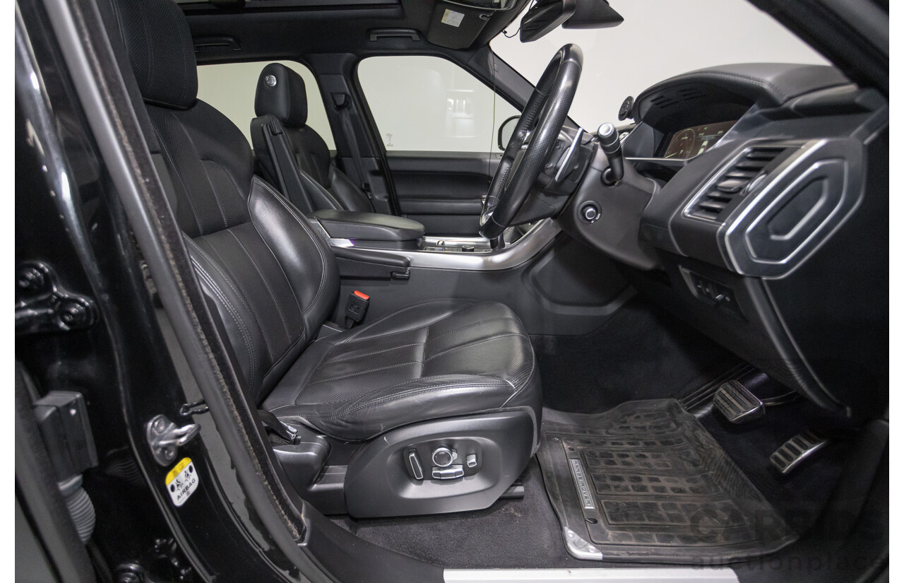 9/2015 Land Rover Range Rover Sport SDV8 HSE Dynamic LW MY16 4d Wagon Santorini Black V8 4.4L