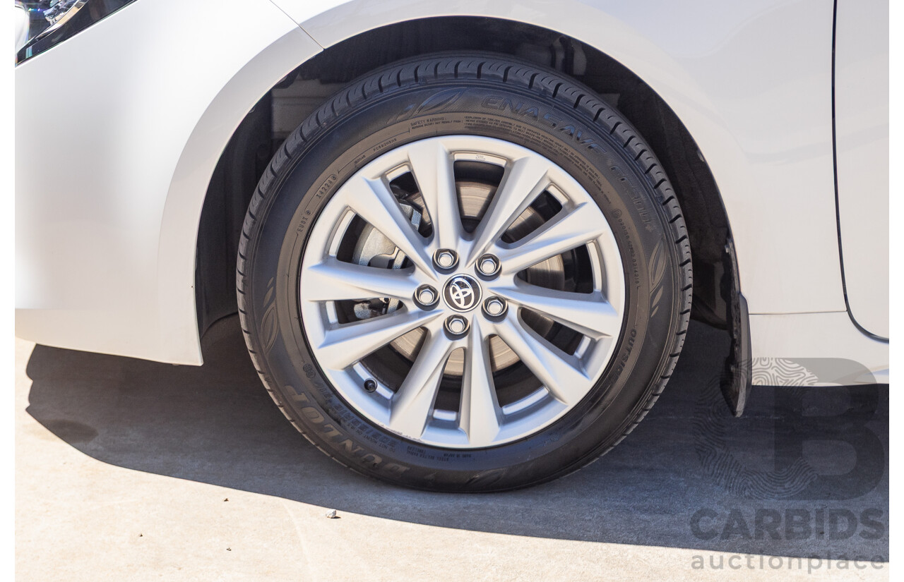 11/2024 Toyota Corolla Ascent Sport Hybrid ZWE219R 5D Hatchback Glacier White 1.8L - 70kw Hybrid