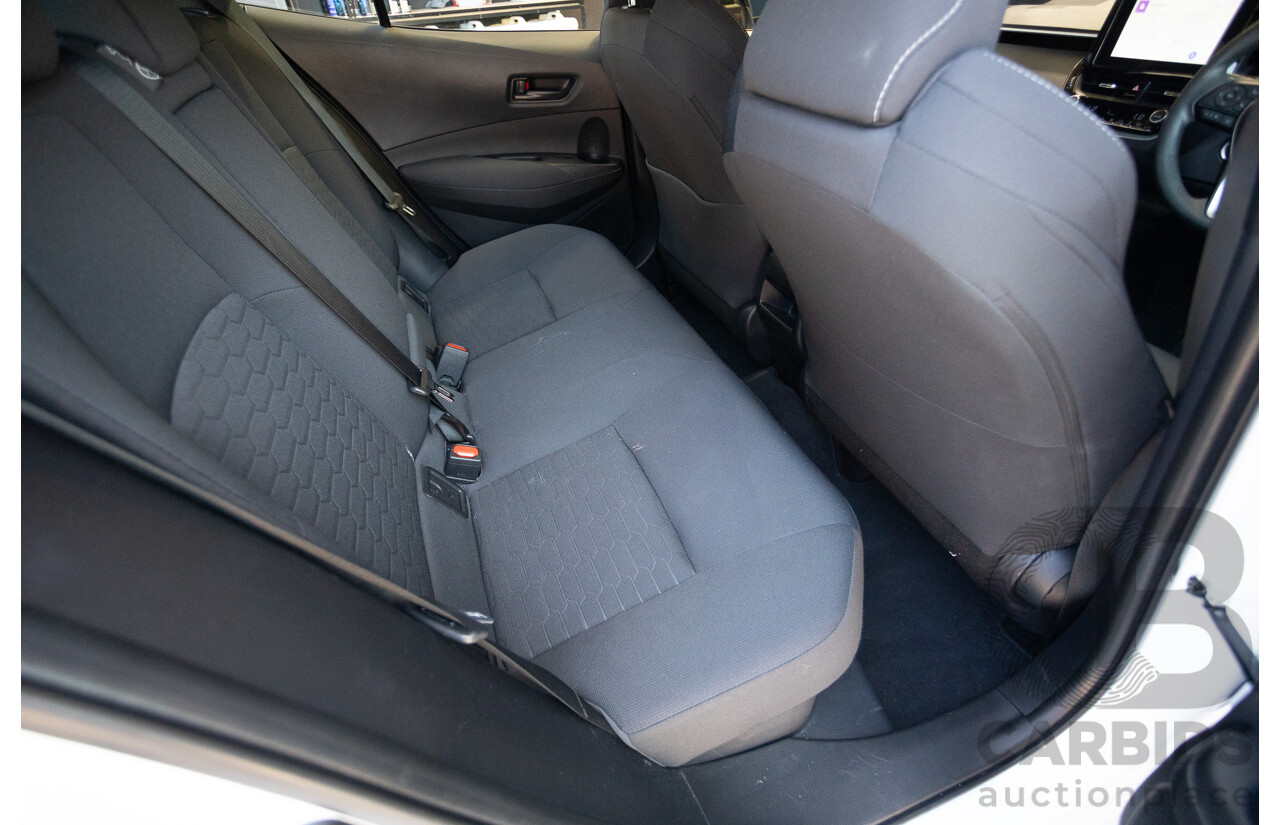 11/2024 Toyota Corolla Ascent Sport Hybrid ZWE219R 5D Hatchback Glacier White 1.8L - 70kw Hybrid