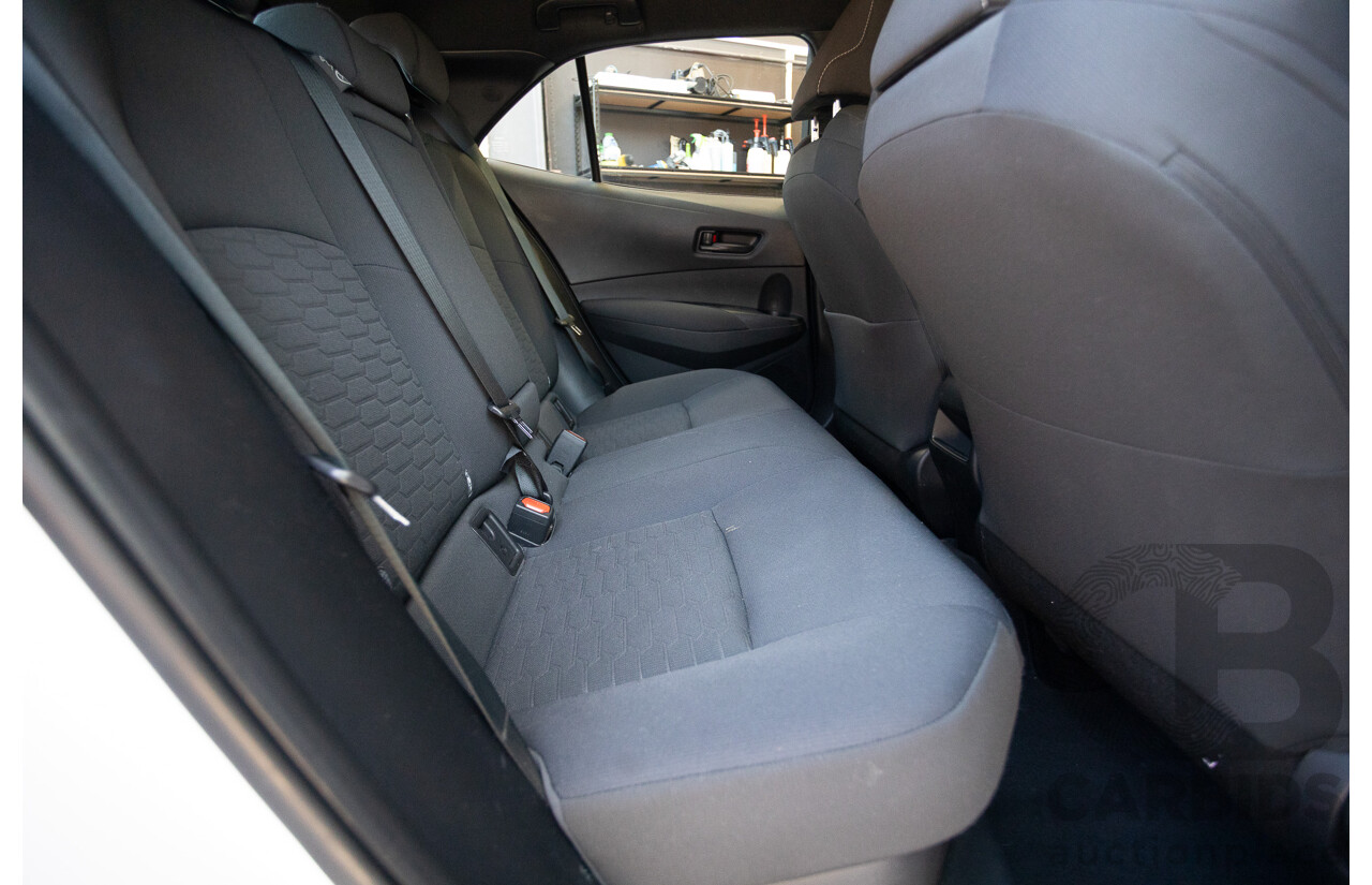 11/2024 Toyota Corolla Ascent Sport Hybrid ZWE219R 5D Hatchback Glacier White 1.8L - 70kw Hybrid