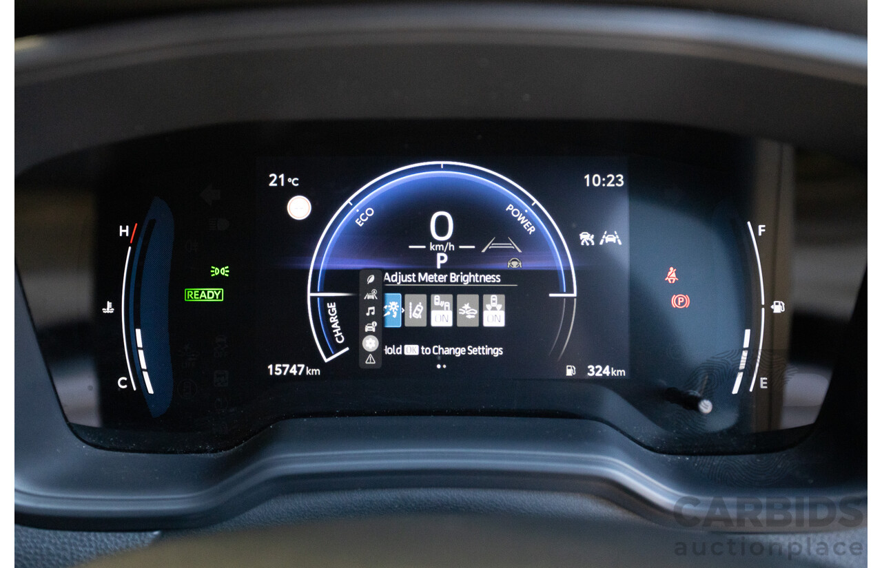 11/2024 Toyota Corolla Ascent Sport Hybrid ZWE219R 5D Hatchback Glacier White 1.8L - 70kw Hybrid