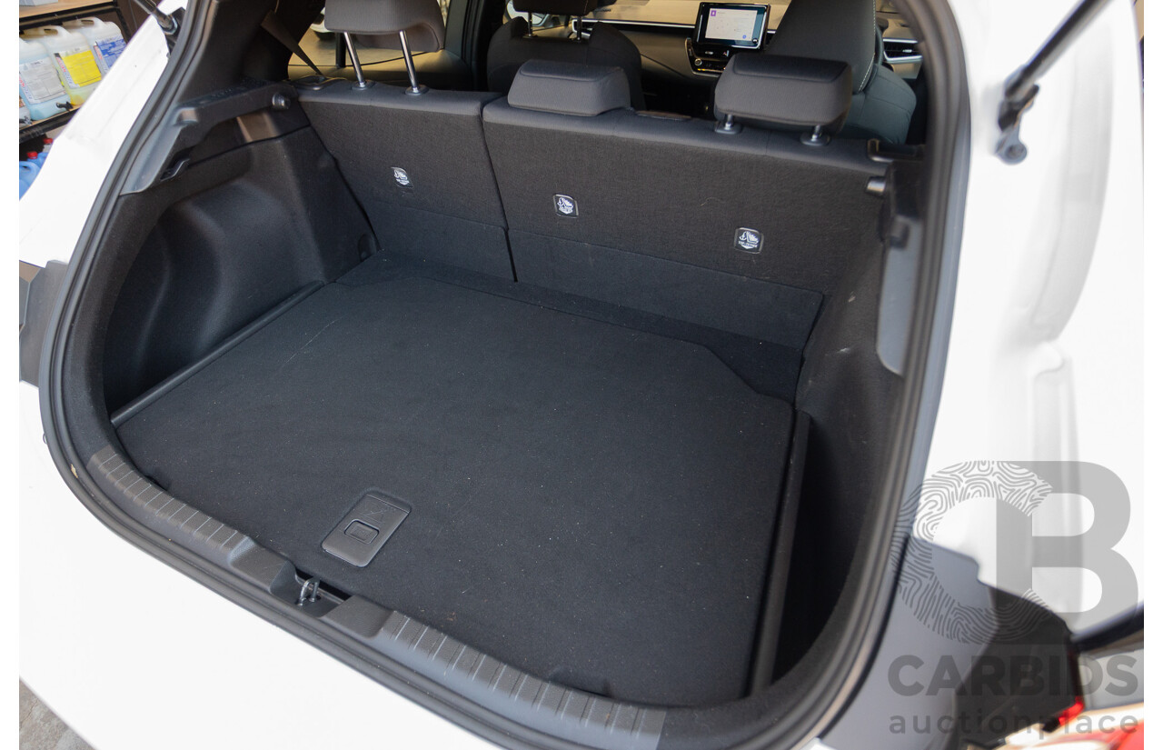 11/2024 Toyota Corolla Ascent Sport Hybrid ZWE219R 5D Hatchback Glacier White 1.8L - 70kw Hybrid