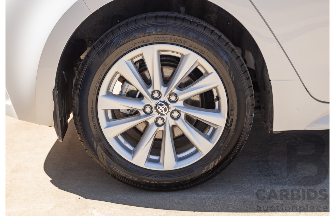 11/2024 Toyota Corolla Ascent Sport Hybrid ZWE219R 5D Hatchback Glacier White 1.8L - 70kw Hybrid
