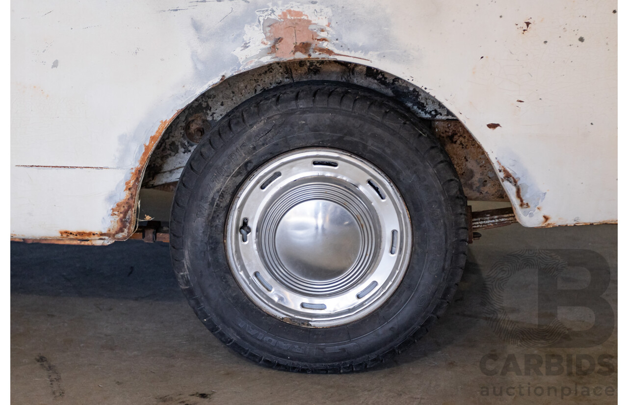 Circa 1969 Toyota Corolla KE16 2d Wagon White 1.1L