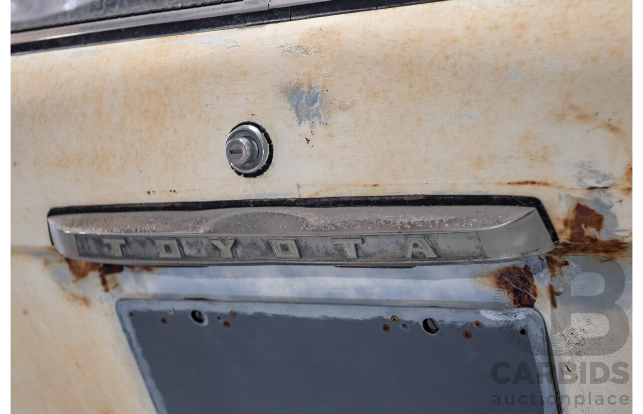 Circa 1969 Toyota Corolla KE16 2d Wagon White 1.1L