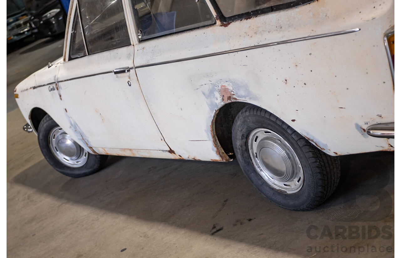 Circa 1969 Toyota Corolla KE16 2d Wagon White 1.1L