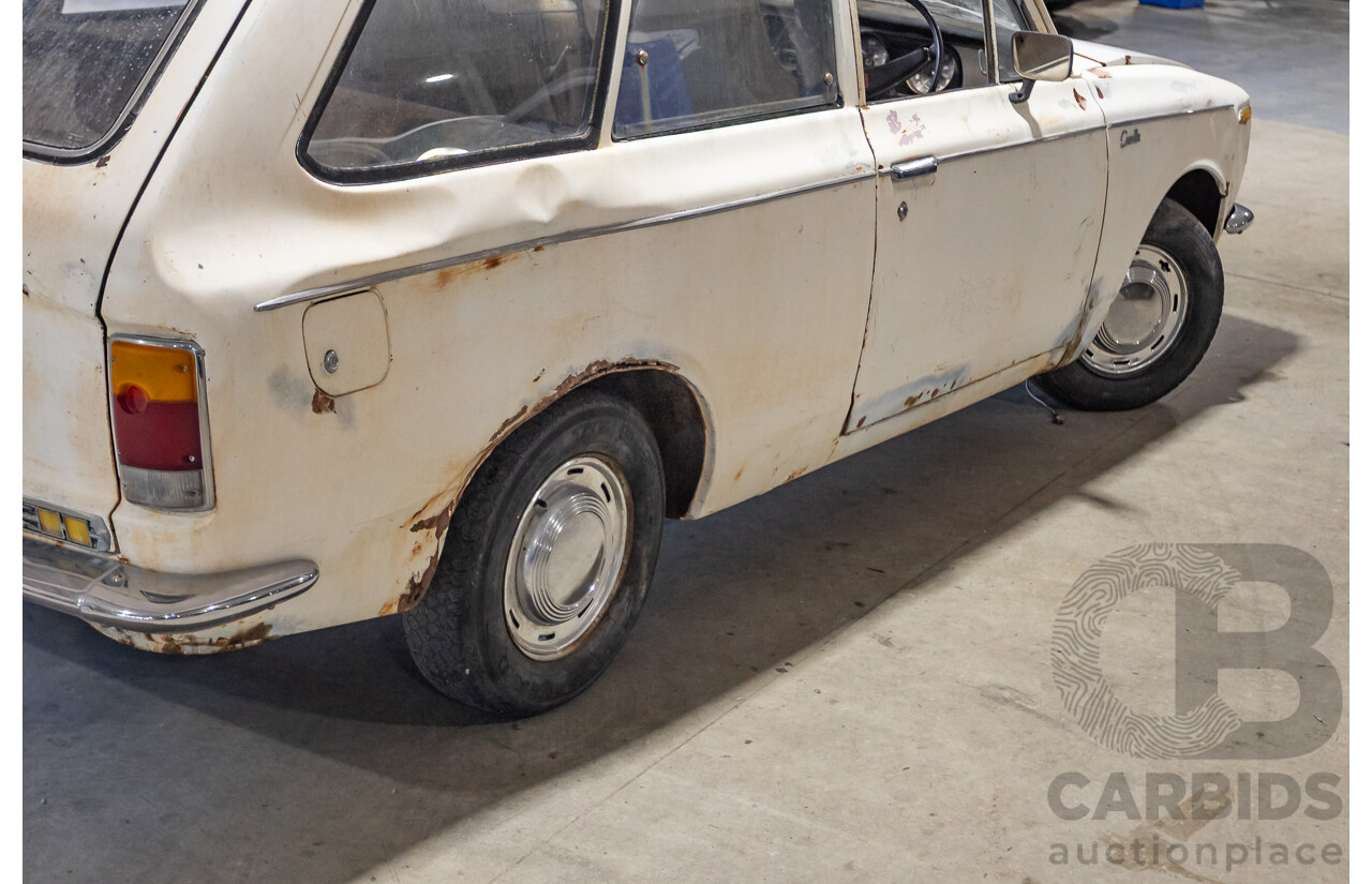 Circa 1969 Toyota Corolla KE16 2d Wagon White 1.1L