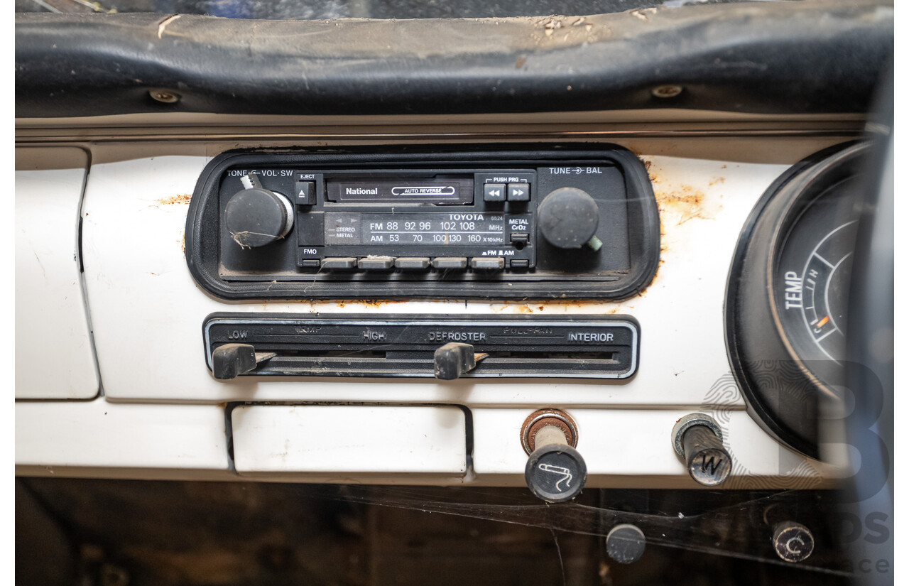 Circa 1969 Toyota Corolla KE16 2d Wagon White 1.1L