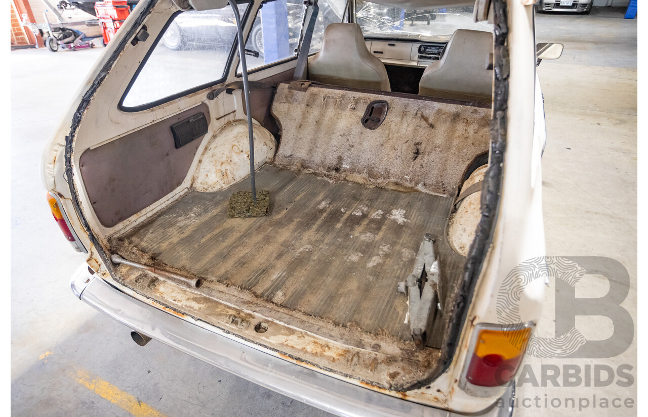 Circa 1969 Toyota Corolla KE16 2d Wagon White 1.1L