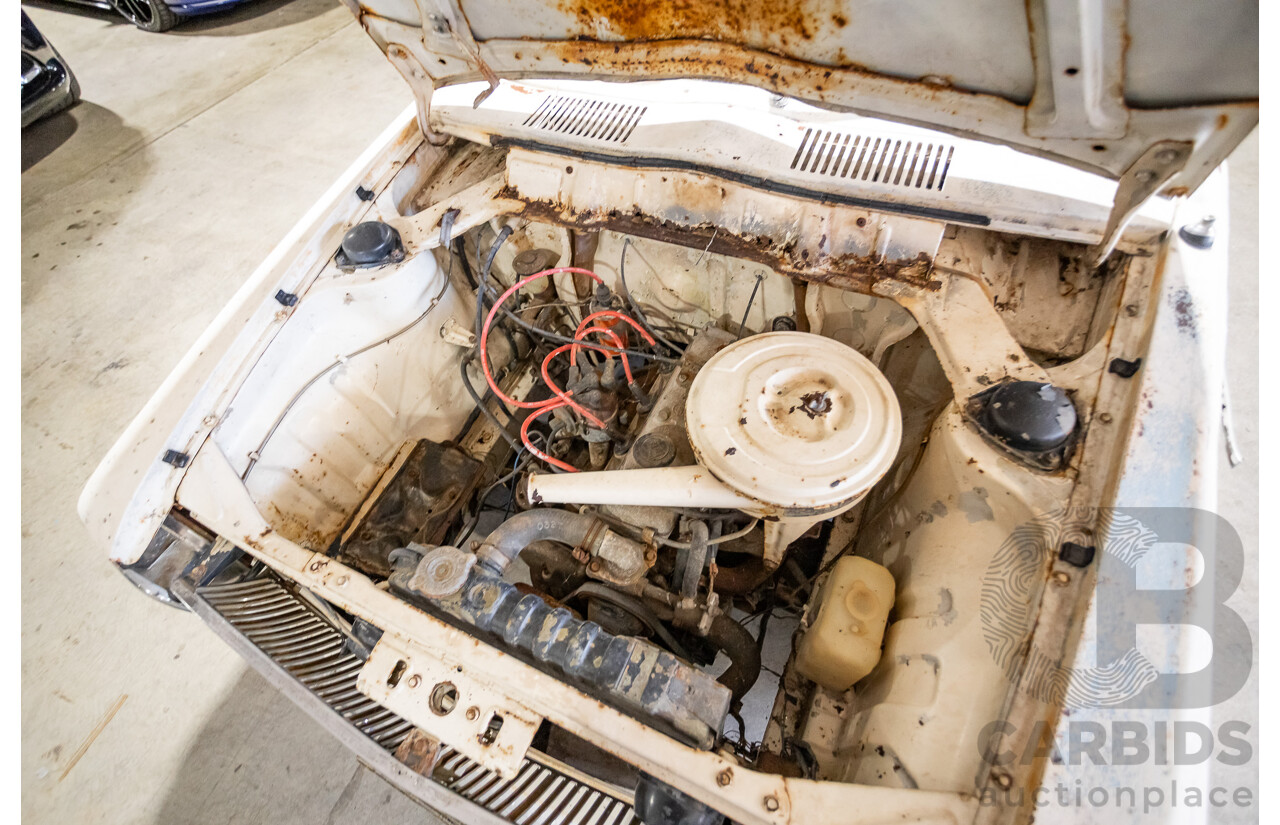 Circa 1969 Toyota Corolla KE16 2d Wagon White 1.1L