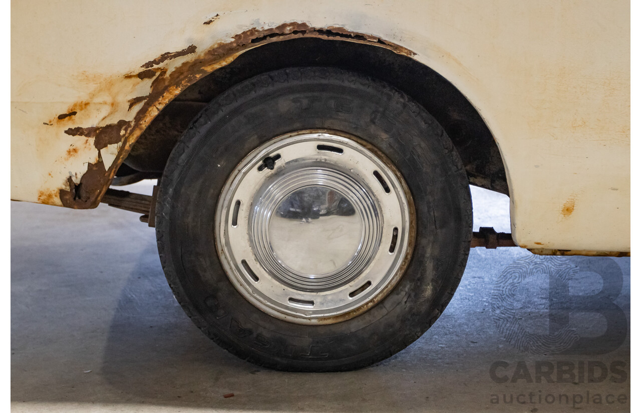 Circa 1969 Toyota Corolla KE16 2d Wagon White 1.1L