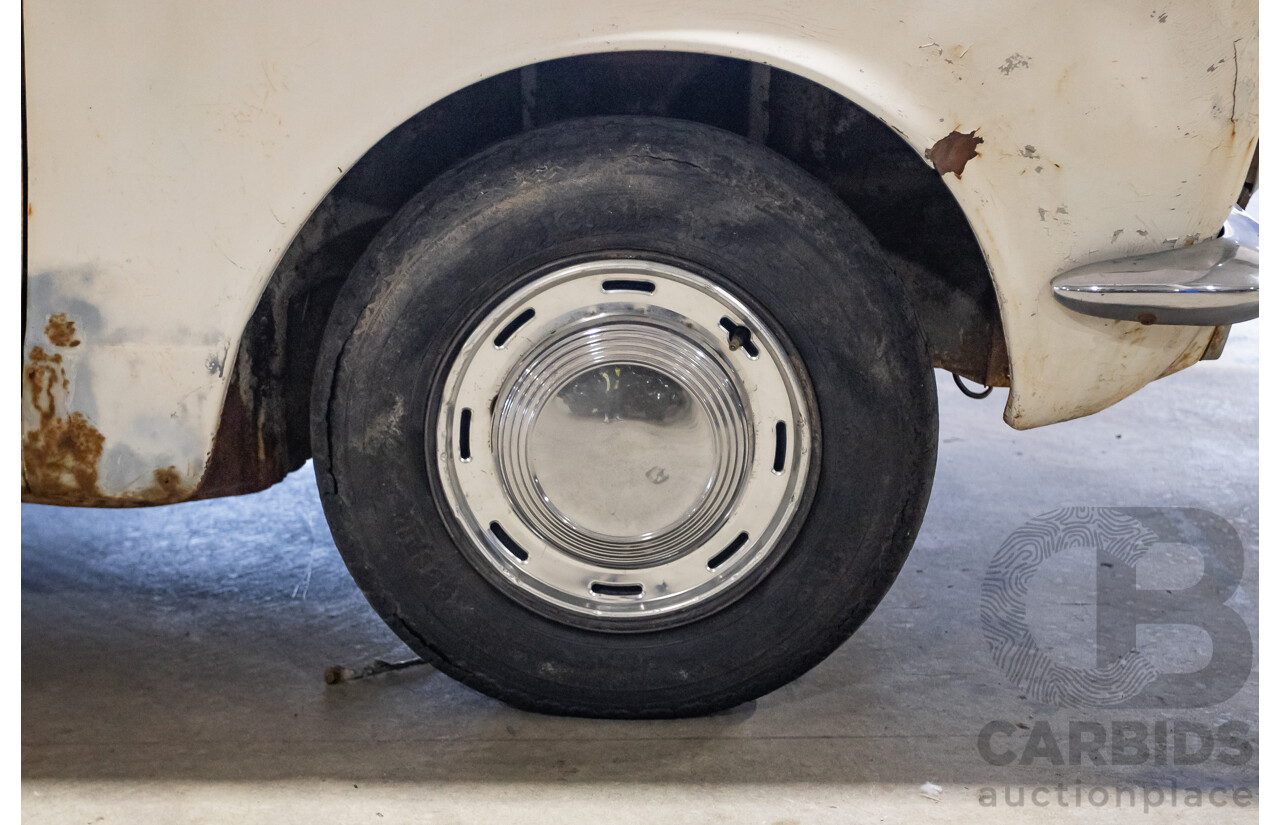 Circa 1969 Toyota Corolla KE16 2d Wagon White 1.1L