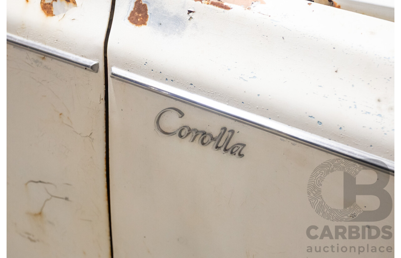 Circa 1969 Toyota Corolla KE16 2d Wagon White 1.1L