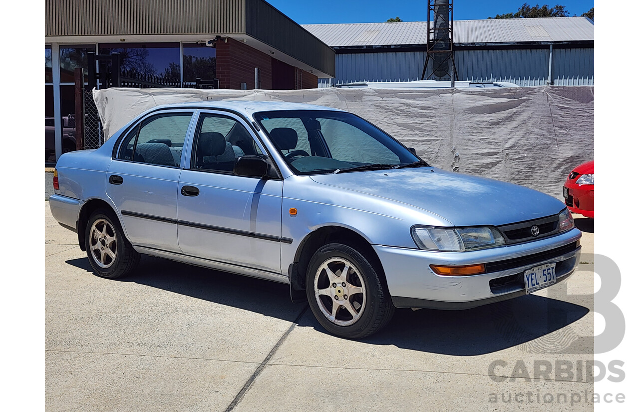 3/1997 Toyota Corolla Conquest AE102R 4d Sedan Silver 1.8L