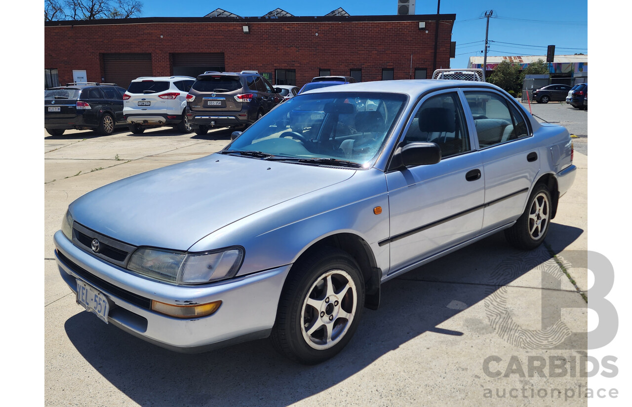 3/1997 Toyota Corolla Conquest AE102R 4d Sedan Silver 1.8L