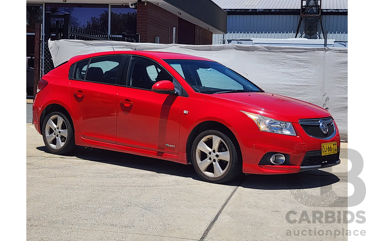 11/2012 Holden Cruze SRi JH MY13 5d Hatchback Red 1.4L