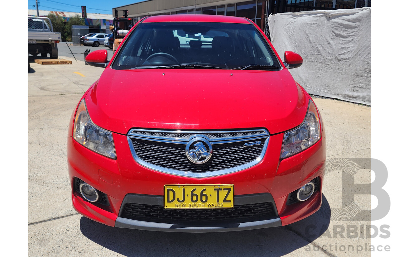 11/2012 Holden Cruze SRi JH MY13 5d Hatchback Red 1.4L