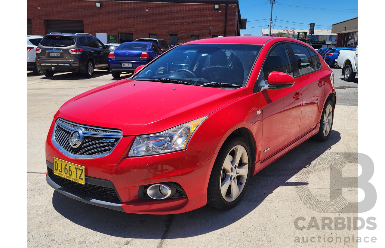 11/2012 Holden Cruze SRi JH MY13 5d Hatchback Red 1.4L