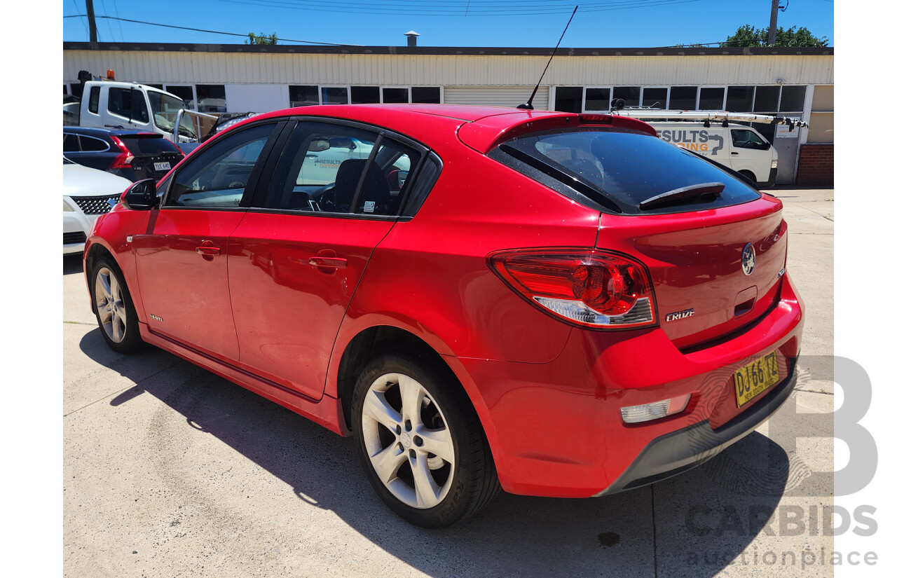 11/2012 Holden Cruze SRi JH MY13 5d Hatchback Red 1.4L