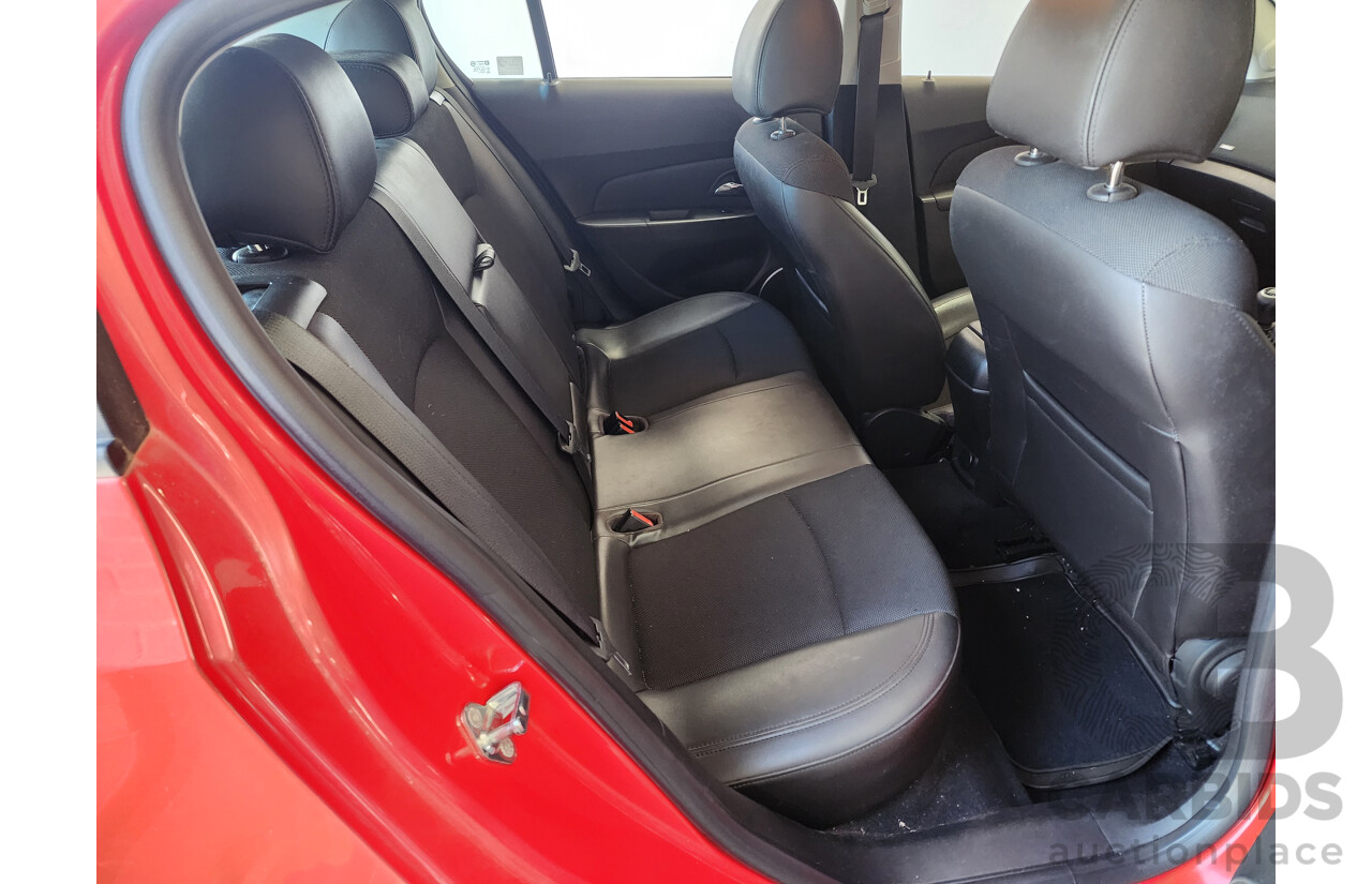 11/2012 Holden Cruze SRi JH MY13 5d Hatchback Red 1.4L