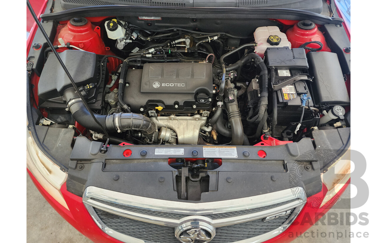 11/2012 Holden Cruze SRi JH MY13 5d Hatchback Red 1.4L