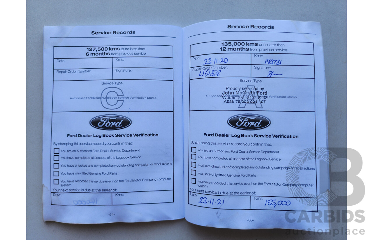 6/2016 Ford Ranger XLS 3.2 (4x4) PX MKII Dual Cab Utility White 3.2L