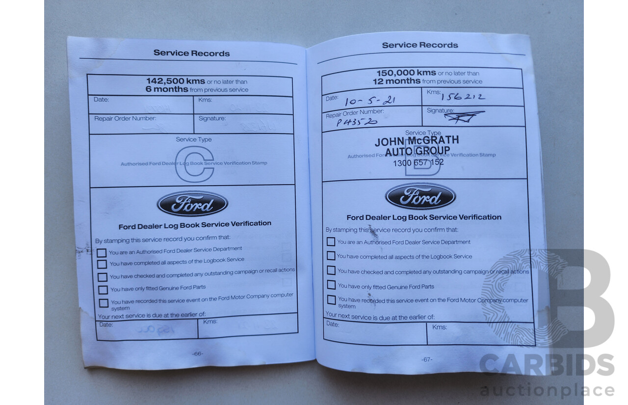 6/2016 Ford Ranger XLS 3.2 (4x4) PX MKII Dual Cab Utility White 3.2L