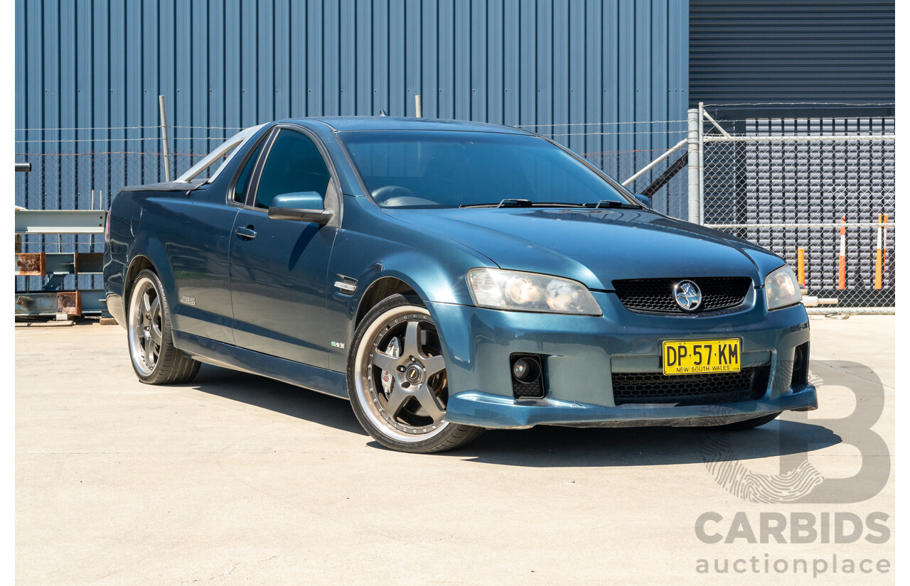 6/2009 Holden Commodore SS-V VE MY09.5 Utility Karma Blue V8 6.0L