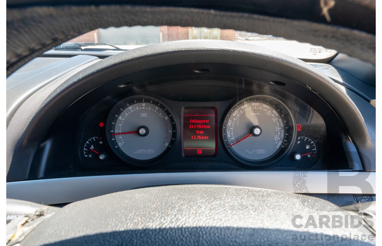 6/2009 Holden Commodore SS-V VE MY09.5 Utility Karma Blue V8 6.0L