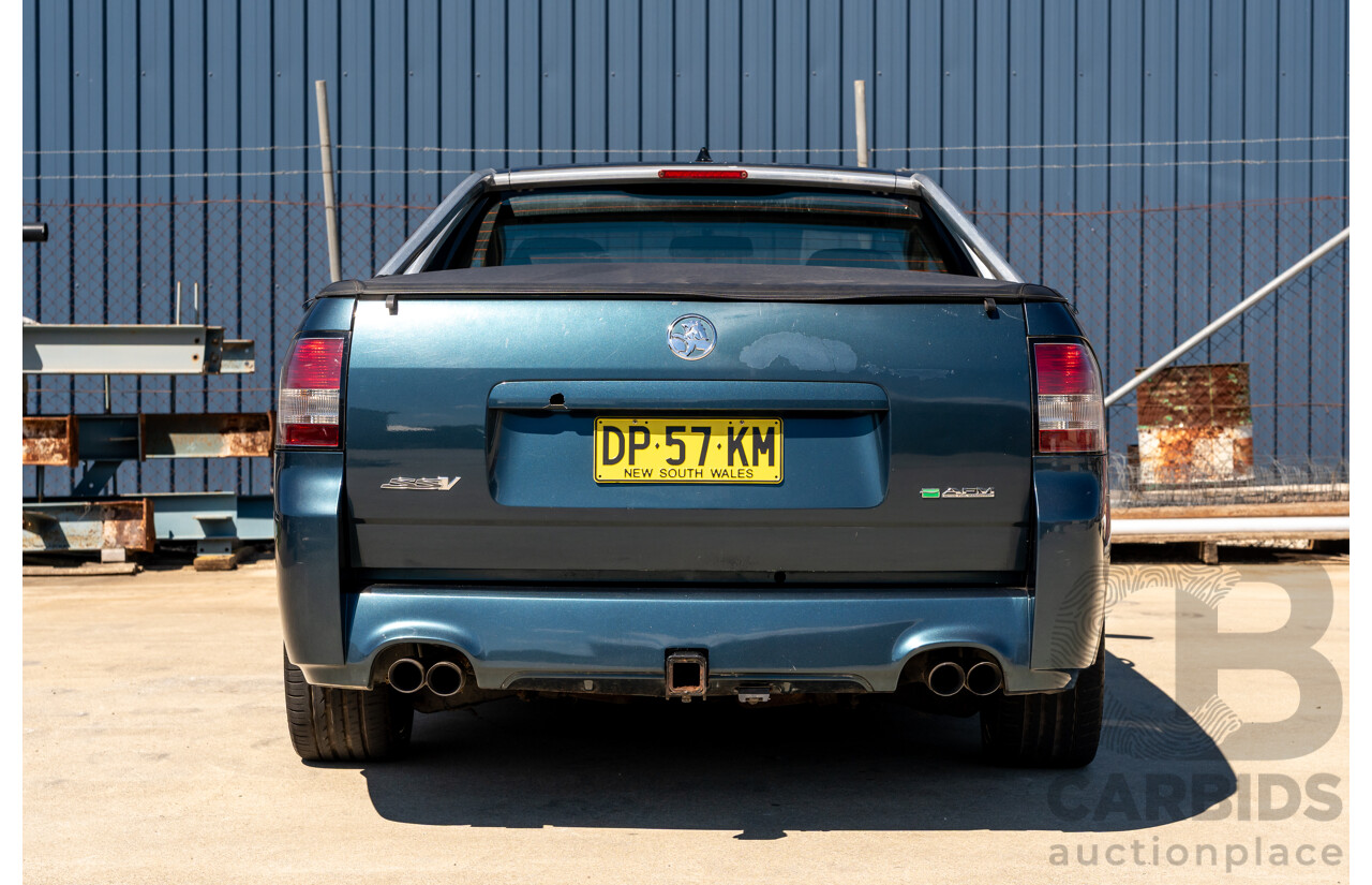 6/2009 Holden Commodore SS-V VE MY09.5 Utility Karma Blue V8 6.0L