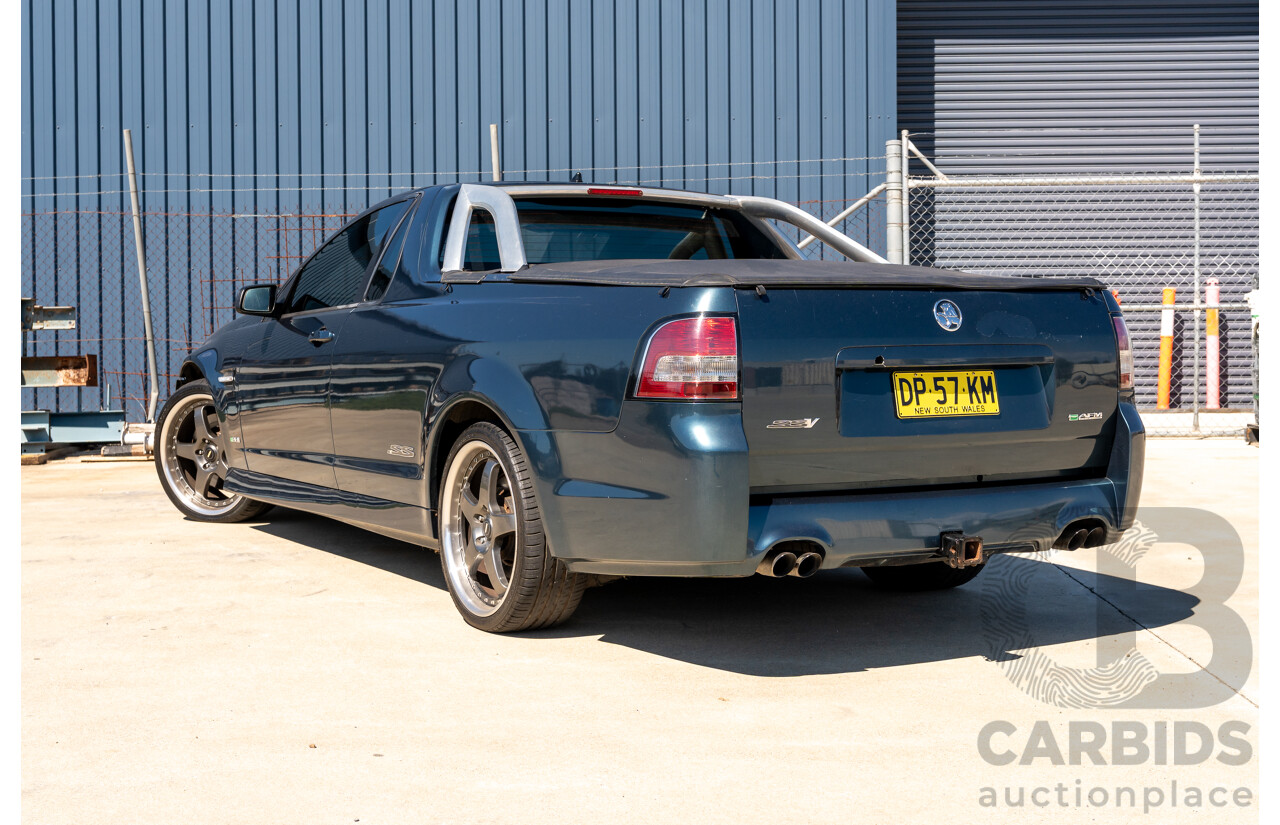 6/2009 Holden Commodore SS-V VE MY09.5 Utility Karma Blue V8 6.0L