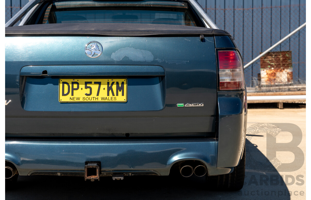 6/2009 Holden Commodore SS-V VE MY09.5 Utility Karma Blue V8 6.0L