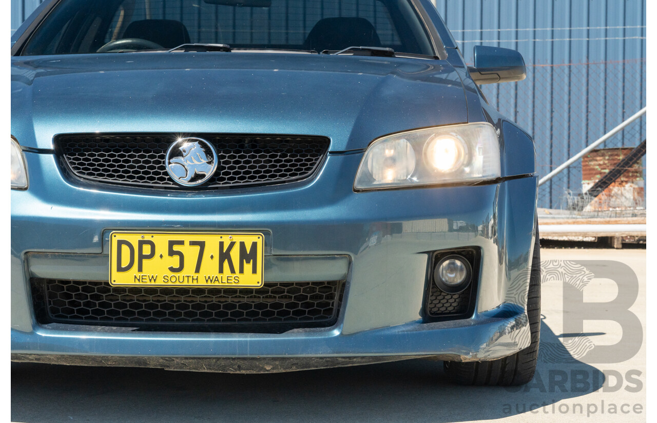 6/2009 Holden Commodore SS-V VE MY09.5 Utility Karma Blue V8 6.0L