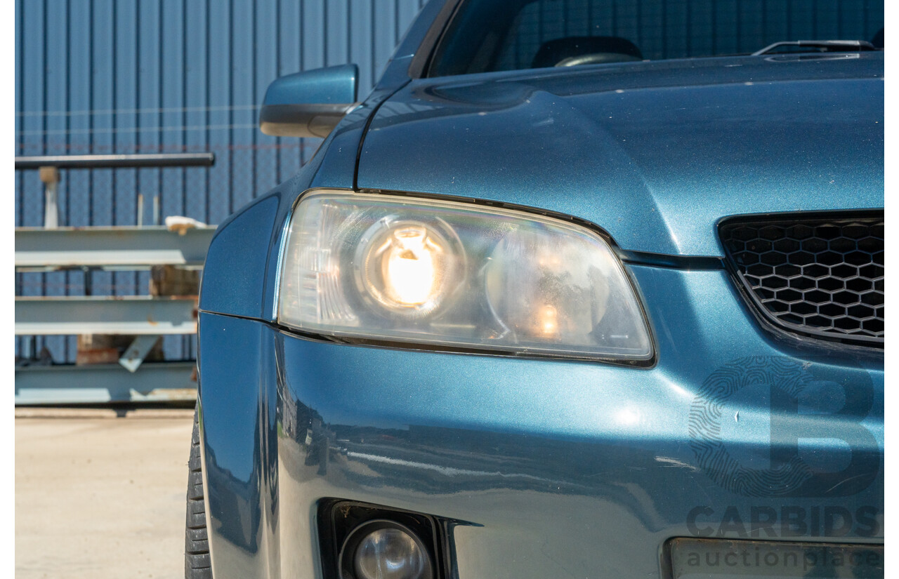 6/2009 Holden Commodore SS-V VE MY09.5 Utility Karma Blue V8 6.0L