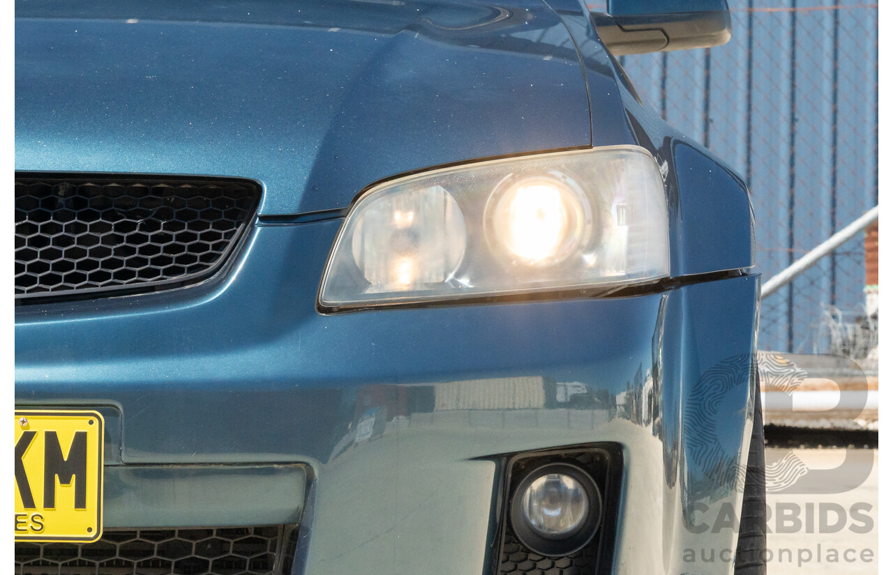 6/2009 Holden Commodore SS-V VE MY09.5 Utility Karma Blue V8 6.0L