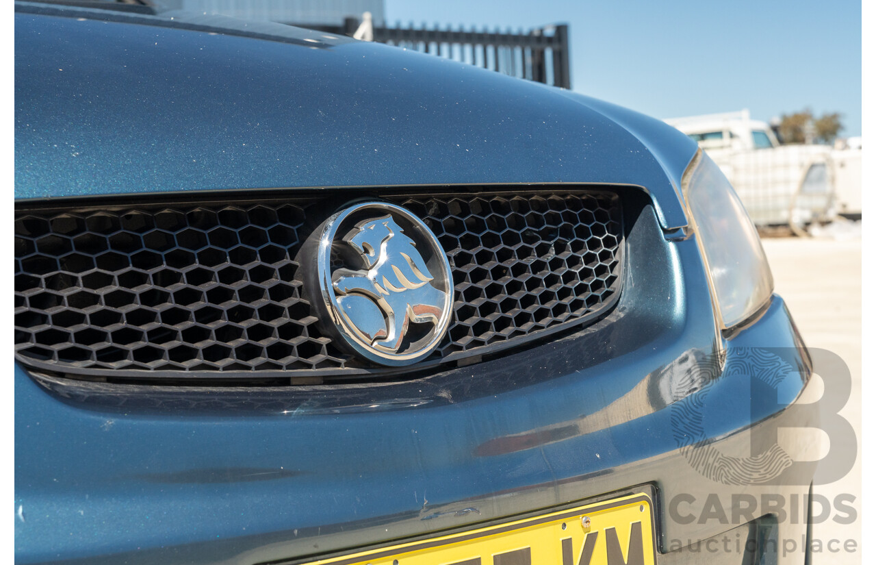 6/2009 Holden Commodore SS-V VE MY09.5 Utility Karma Blue V8 6.0L