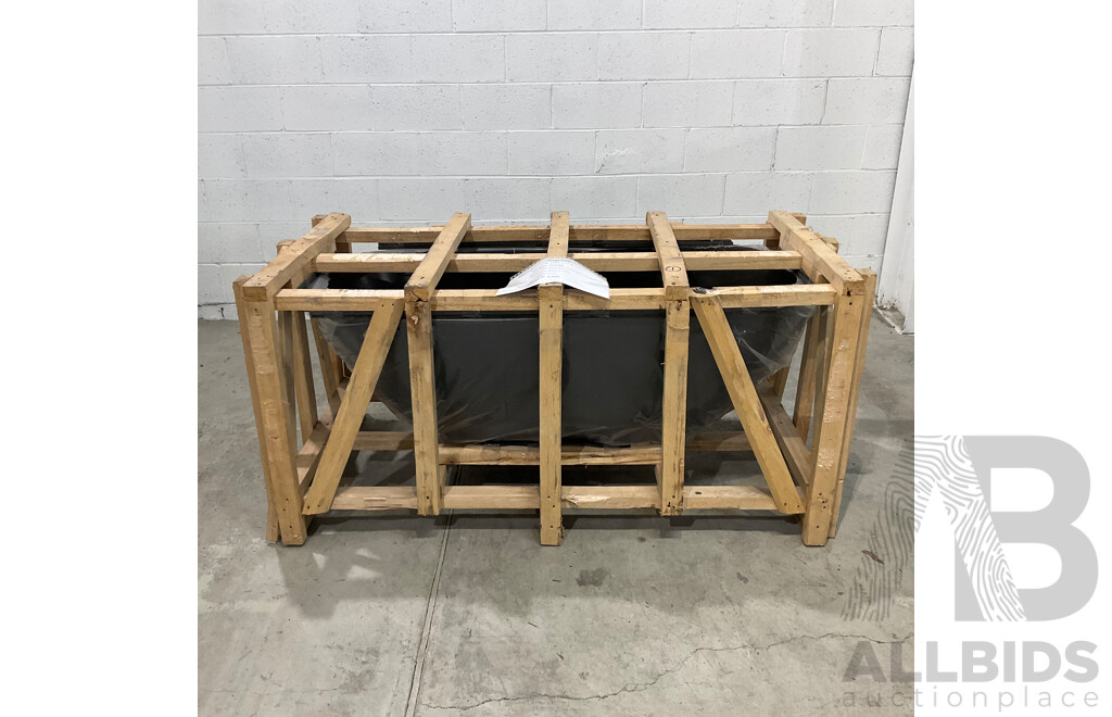 Stone Bath - Black Terrazzo  (150L X 70W X 50H ) - ORP $3,800.00