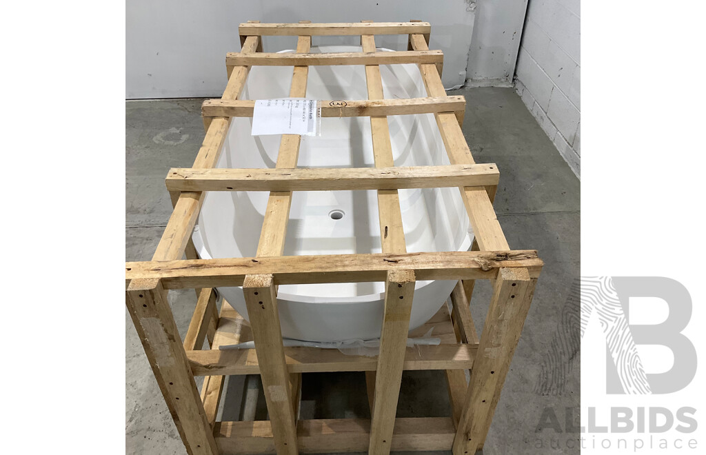 Stone Bath - White (170L X 80W X 52H ) - ORP $4,000.00