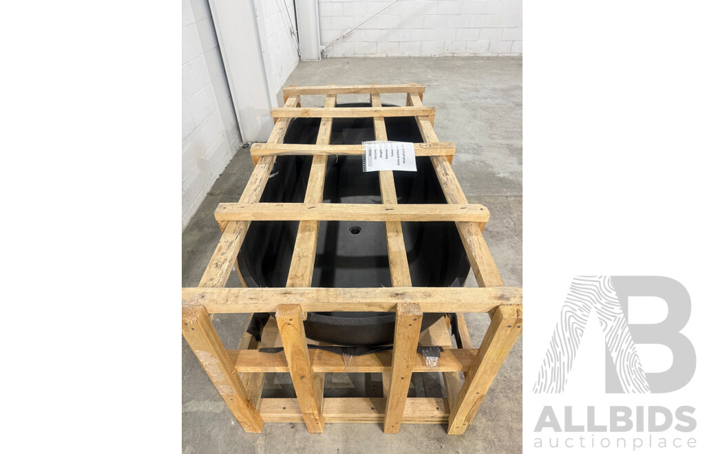 Stone Bath - Dark Grey Terrazzo (170L X 80W X 50H ) - ORP $4,000.00