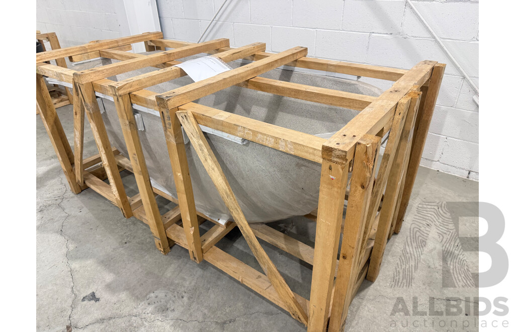 Stone Bath - Light Grey Terrazzo (180L X 80W X 60H ) - ORP $4,000.00