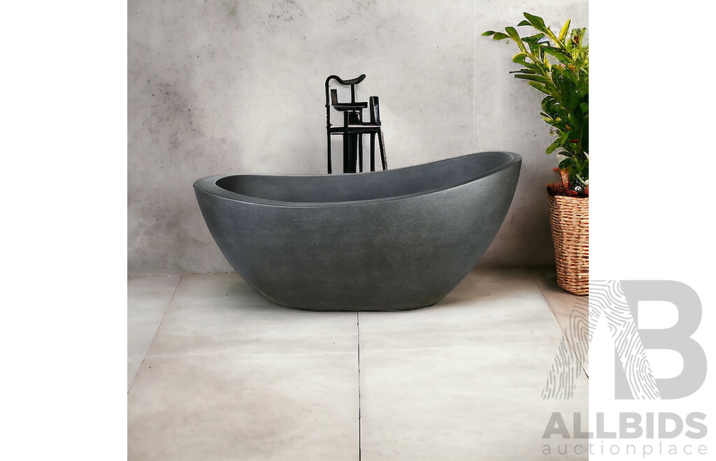 Stone Bath - Black Terrazzo (150L X 85W) - ORP $3,800.00