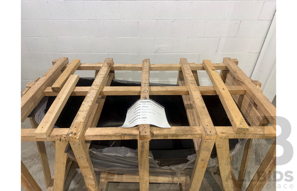 Stone Bath - Black Terrazzo (150L X 85W) - ORP $3,800.00