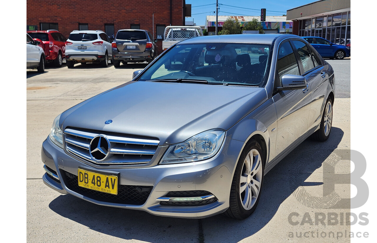 9/2011 Mercedes-Benz C200 CDI BE W204 MY11 4d Sedan Silver Turbo Diesel 2.1L