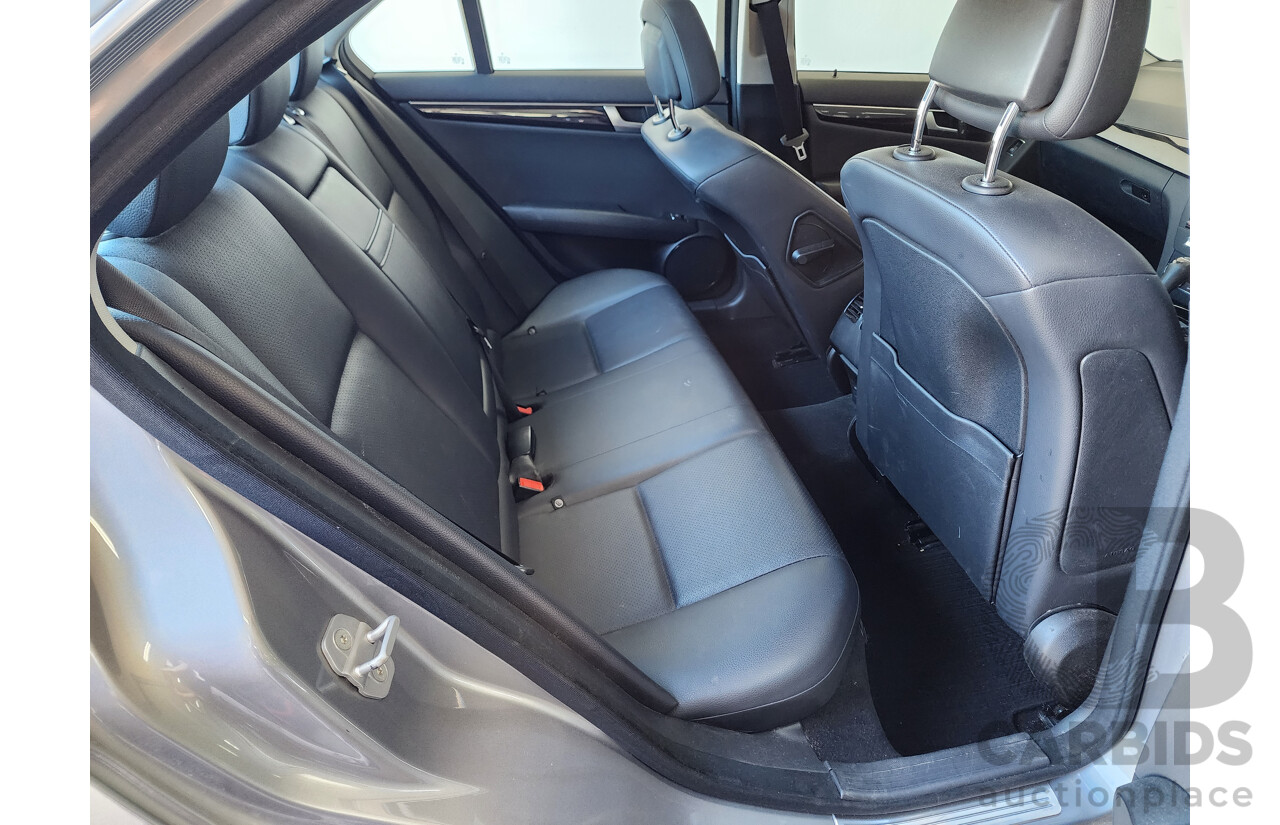 9/2011 Mercedes-Benz C200 CDI BE W204 MY11 4d Sedan Silver Turbo Diesel 2.1L