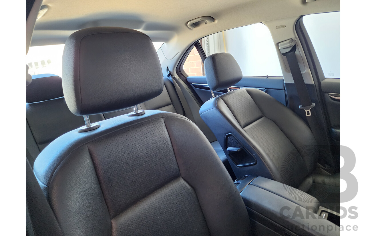 9/2011 Mercedes-Benz C200 CDI BE W204 MY11 4d Sedan Silver Turbo Diesel 2.1L