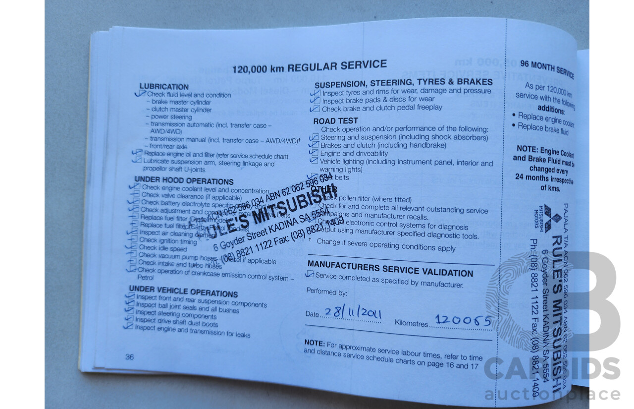 7/2006 Mitsubishi 380 SX DB SERIES II 4d Sedan Blue 3.8L