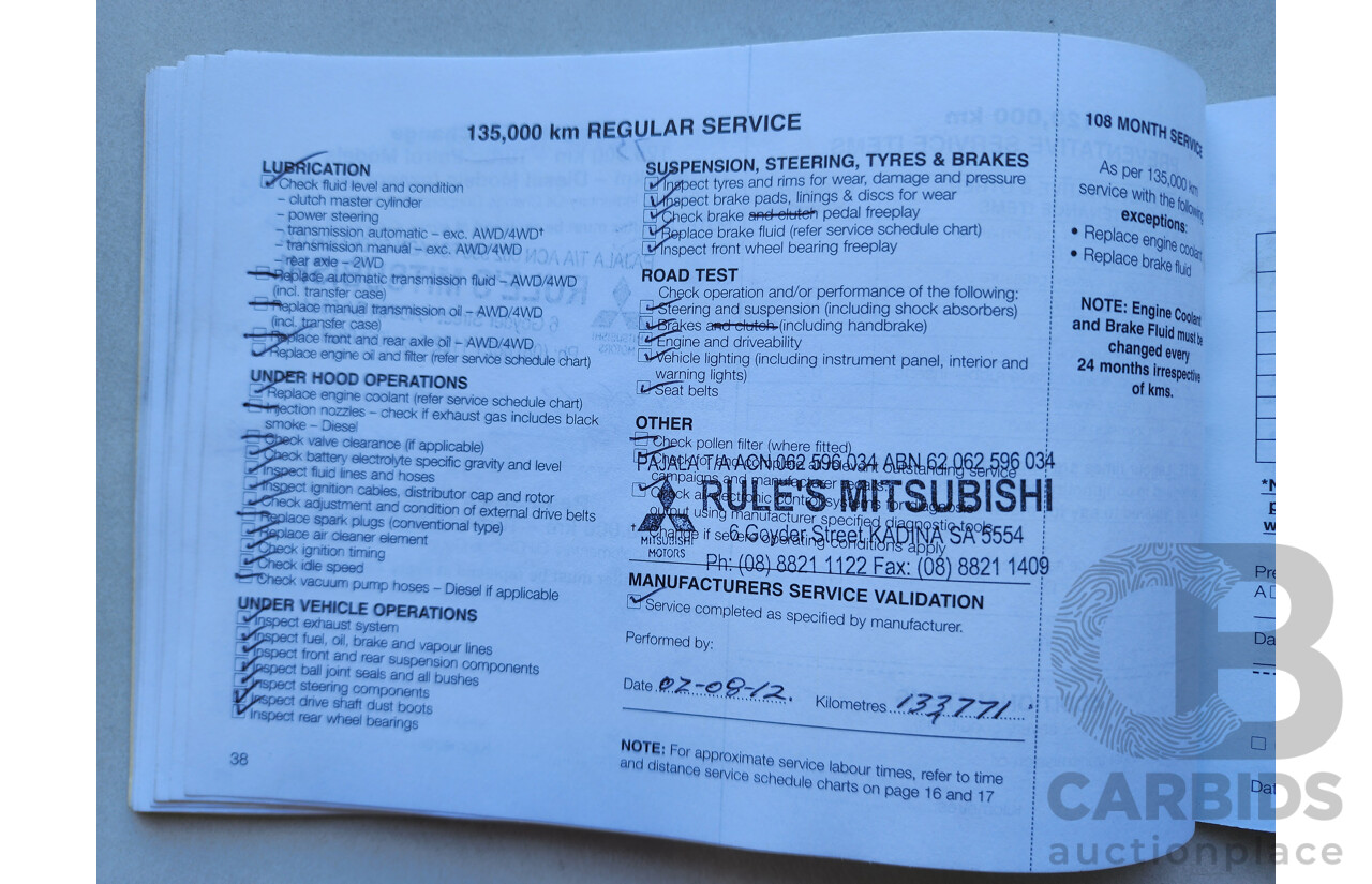 7/2006 Mitsubishi 380 SX DB SERIES II 4d Sedan Blue 3.8L