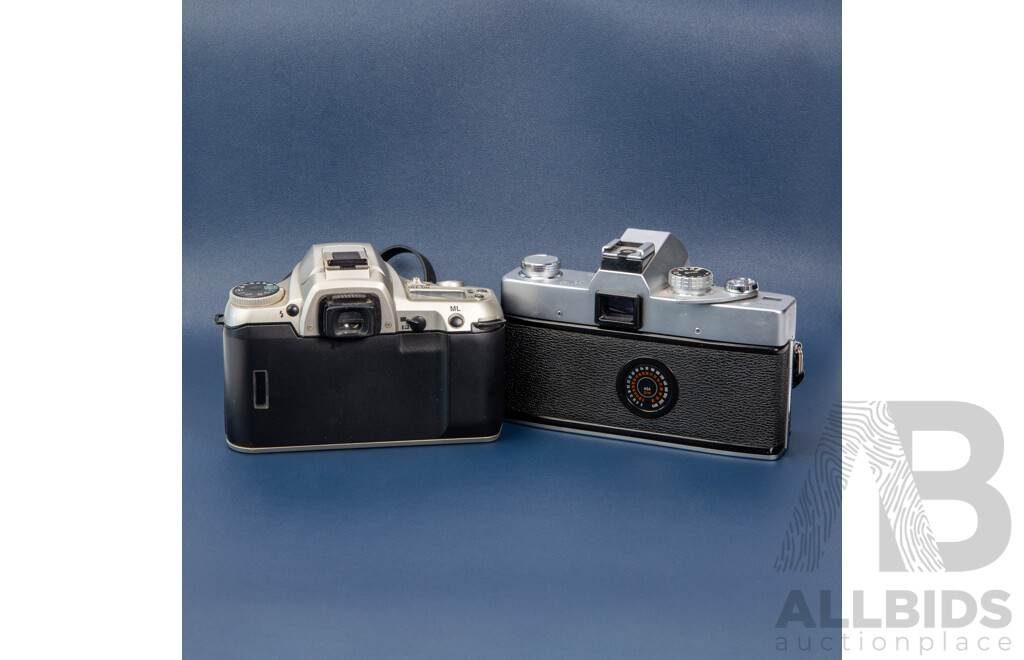 Minolta & Pentax 35mm SLR Cameras with Lenses